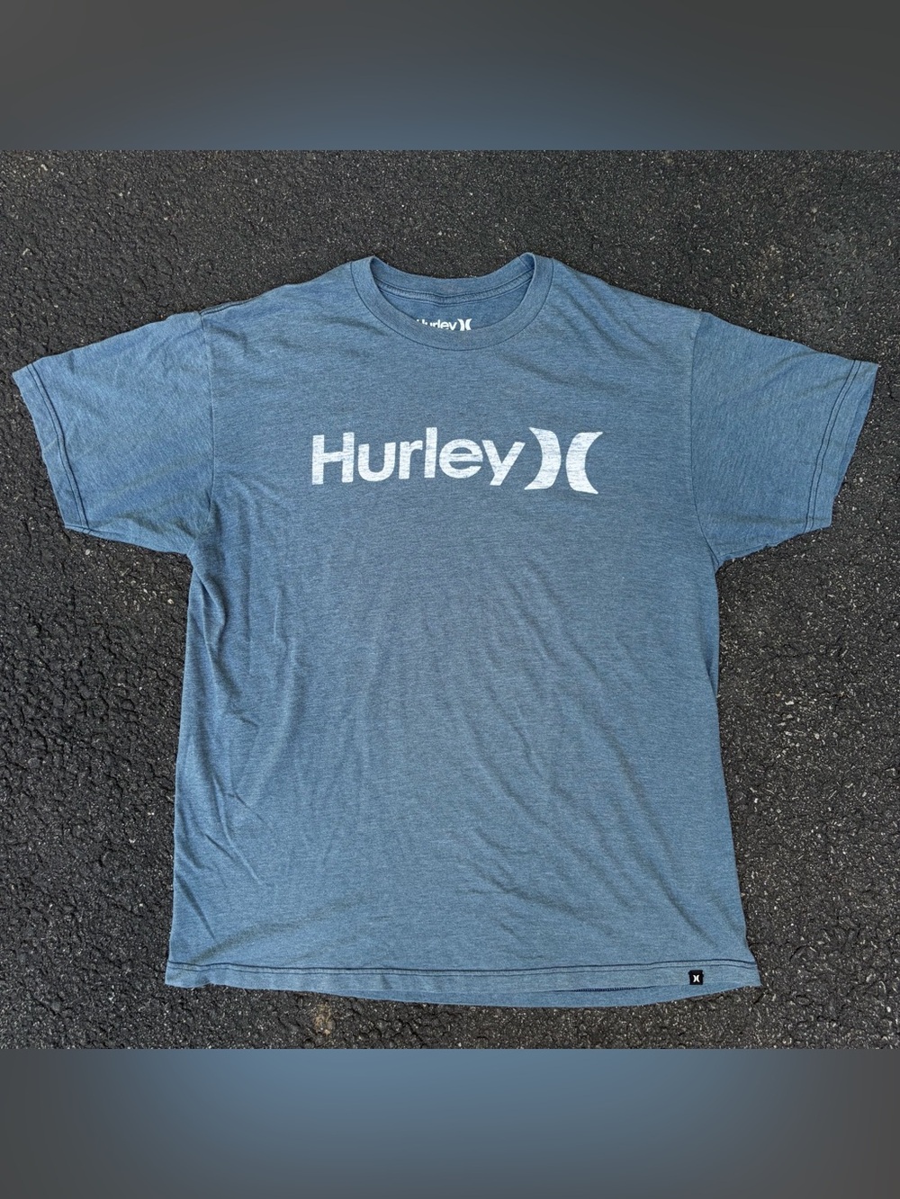 Hurley Blue Short Sleeve Logo Tee